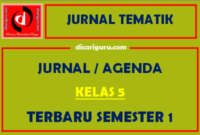 Jurnal Pembelajaran Kelas 5 Semester 1 Tematik Tahun 2021