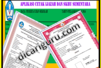 Aplikasi Cetak Nilai Ijazah dan SKHU