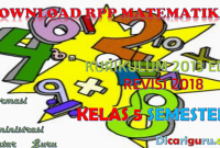 Download RPP K13 Matematika Kelas 5 Semester 1 Revisi 2018