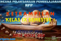 Download RPP Prakarya Kelas IX K13 Edisi Revisi 2018 Semester 1