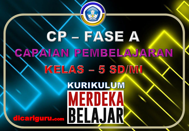 Capaian Pembelajaran / CP Kelas 5 Kurikulum Merdeka