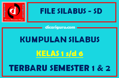 Kumpulan Silabus Tingkat SD / MI Terbaru Semua Kelas