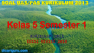 Soal PAS Kelas 5 Semester 1