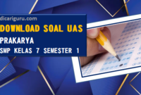 Soal Sumatif PAS/UAS Prakarya Kelas 7 Semester 1