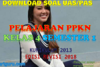 Soal UAS PPKN Kelas 4 Semester 1