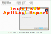 Cara Instal Aplikasi Raport ARD