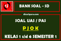 Soal UAS PJOK SD Kelas 1,2,3,4,5,6 Semester 1