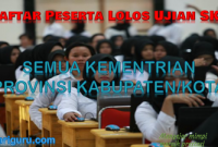 Daftar Peserta Lulus SKB CPNS 2018 Semua Kementrian Provinsi dan Kabupaten