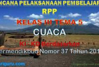 RPP Kelas 3 tema 5