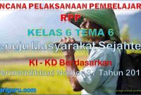 RPP Kelas 6 tema