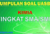 Soal UASBN Kimia