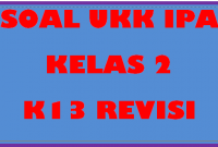 Soal UAS IPA Kelas 2 Semester 2