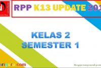 RPP Kelas 2 Semester 1