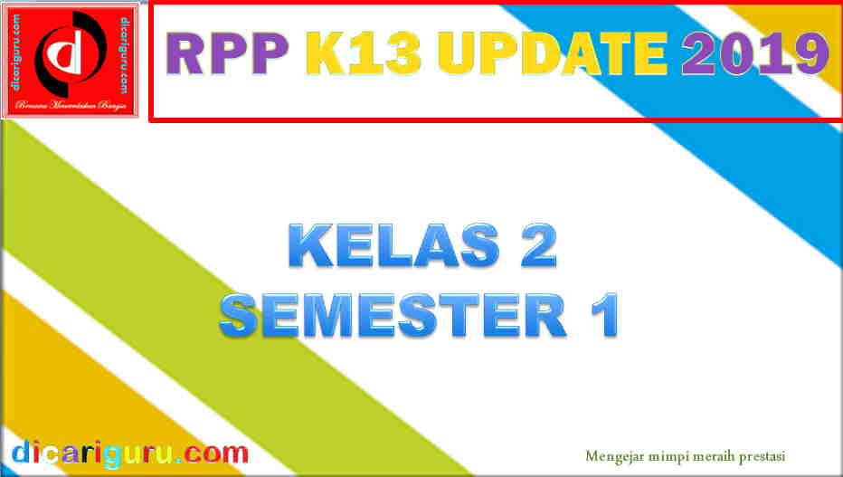 RPP Kelas 2 Semester 1