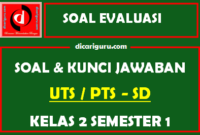 Soal UTS K13 Kelas 2 Semester 1