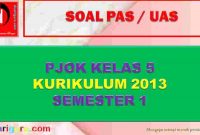 soal uas pjok kelas 5 semester 1