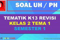 Soal PH SD kelas 2 tema 1