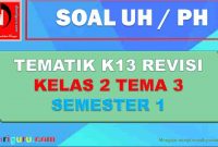 Soal Uh kelas 2 tema 3