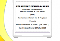 RPP 1 Halaman Kelas 2 Tema 8