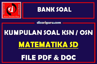 Soal KSN / OSN MTK SD