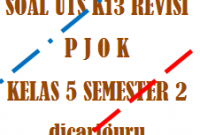 Soal UTS / PTS PJOK Kelas 5 Semester 2 Tahun 2020