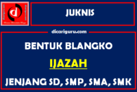 Bentuk Blangko Ijazah