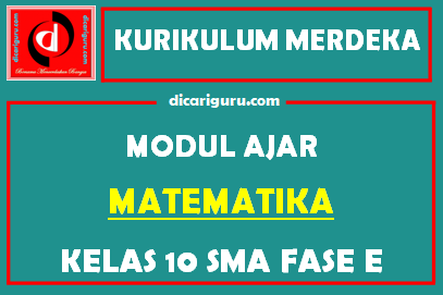 Modul Ajar Matematika Kelas 10 SMA