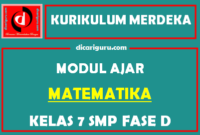 Modul Ajar Matematika Kelas 7 SMP