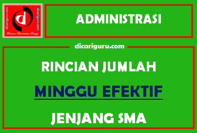 Rincian Pekan Efektif SMA