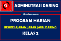 Download Program Harian Belajar Daring Kelas 2