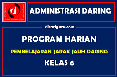 Download Program Harian Belajar Daring Kelas 6