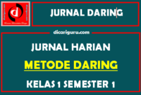 Jurnal Daring Kelas 1 Kurikulum 2013