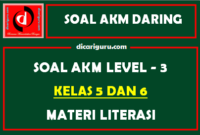 Soal AKM Level 3 Kelas 5 dan 6 Materi Literasi