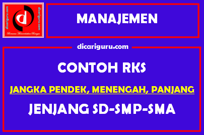 Unduh Contoh RKS (Rencana Kerja Sekolah) Tingkat SD, SMP dan SMA