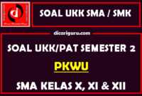 Soal UKK / PAT PKWU SMA Kelas 10, 11, 12 Semester 2