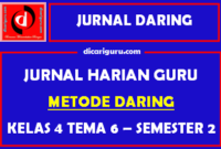 Jurnal Daring Kelas 4 Tema 6 Semester 2