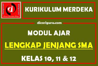 Download Kumpulan Modul Ajar SMA