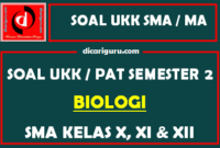 Soal UKK / PAT Biologi SMA