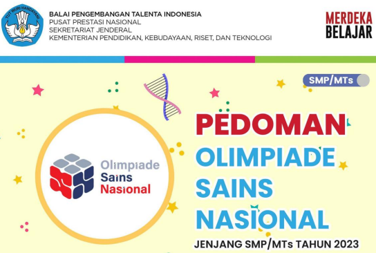 Jadwal dan Juknis OSN Olimpiade Sains Nasional SMP Tahun 2023