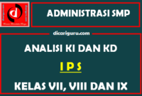 Analisis KI dan KD IPS SMP