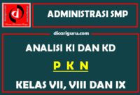 Analisis KI dan KD PKN SMP