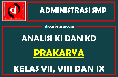 Analisis KI dan KD Prakarya