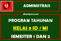 Prota SD Kelas 3