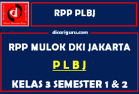 RPP PLBJ Kelas 3