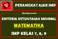 KKM Matematika SMP