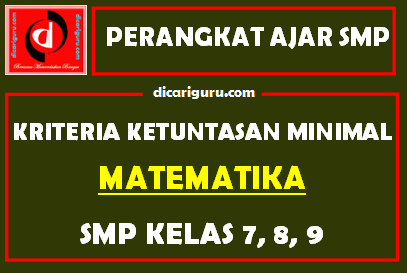 KKM Matematika SMP