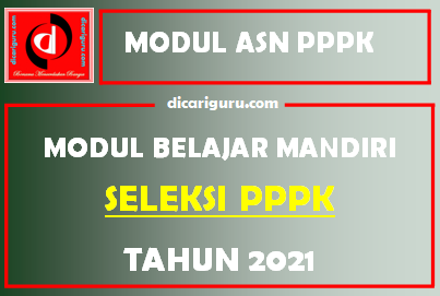 Modul Belajar Seleksi PPPK Tahun 2022