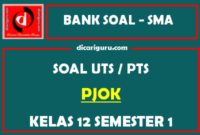 Soal PTS / UTS PJOK Kelas 12 Semester 1