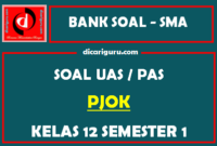 Soal UAS PJOK SMA Kelas 12 Semester 1 dilengkapi Jawaban