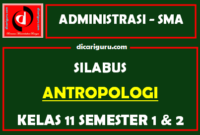 Silabus Antropologi Kelas 11 K13 SMA